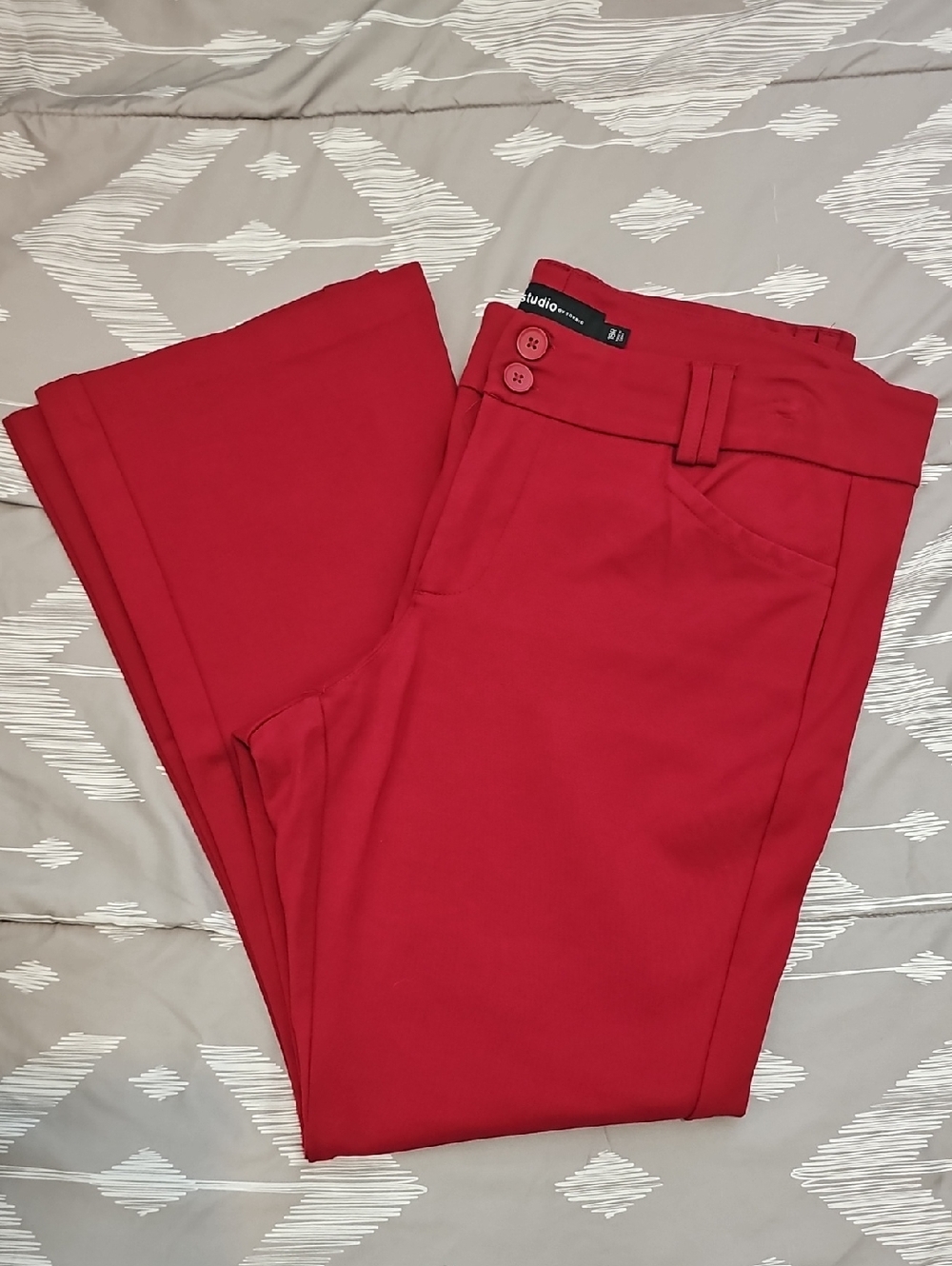 Torrid Studio Red Boot Cut Studio Pants